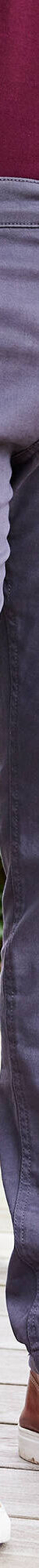 Pantalon droit 5 poches twill coton extensible (anthracite) Pantalon droit 5 poches twill coton extensible (anthracite)
